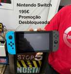 Nintendo Switch como nova desbloqueada