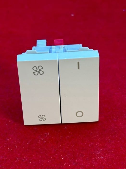 włącznik/wyłącznik unica vmc control 2 prędkości 10 a obwód 2-drożny