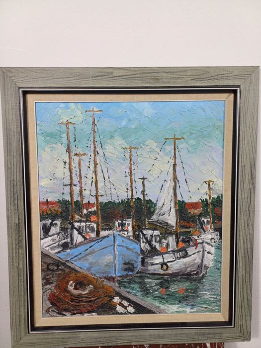 Stary obraz na płótnie