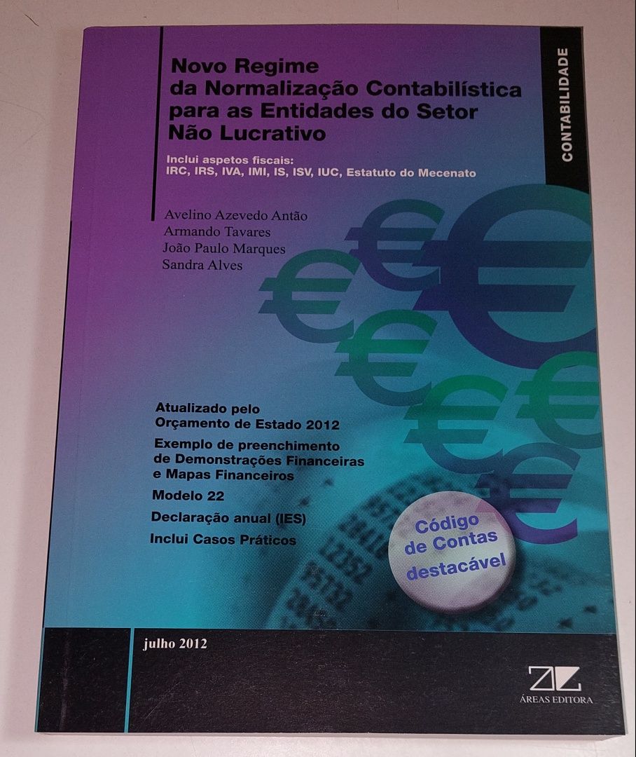 Livros de Contabilidade | Áreas Editora, 2012