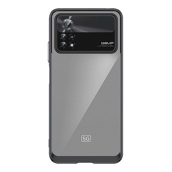 Etui Outer Braders z Ramką do Xiaomi Poco X4 Pro 5g czarny