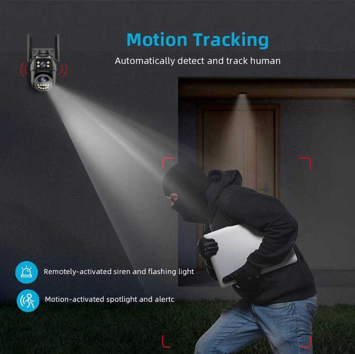 Акція! камера Anbiux A33H Wi-Fi 8МП 4K PTZ з двома об'єктивами