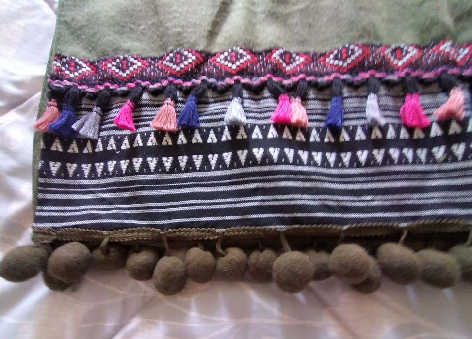 Echarpe de inspiração oriental