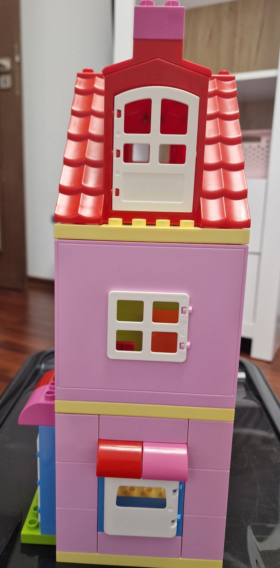 Domek na wzór lego duplo 10505, hustawka