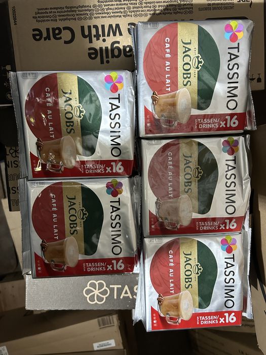 Kapsułki Tassimo Jacobs Café au Lait, 5x16 sztuk