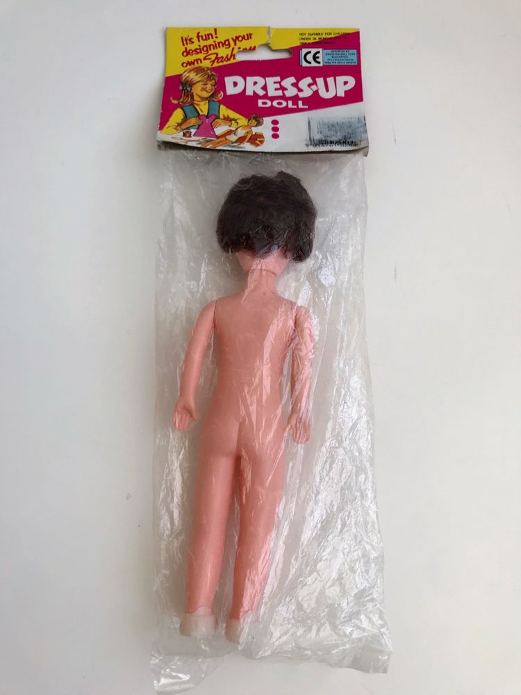Vintage lalka, klon Barbie Hentoy retro zabawka, lalka do przebierania