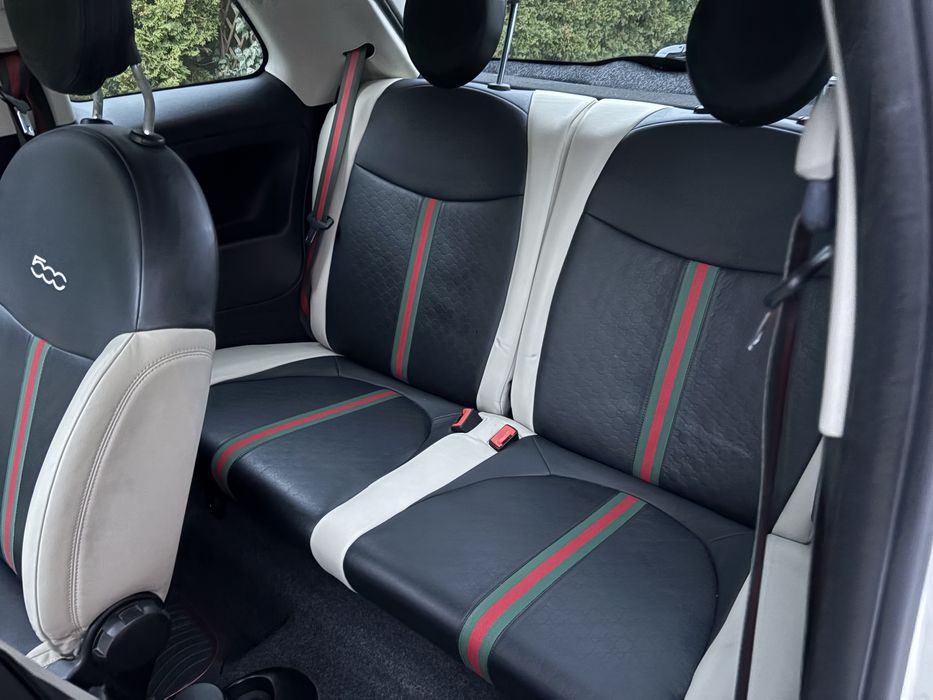 Fiat 500 1.2 by Gucci, prywatne, bezwyp. krajowy, skóry, ładny, klima