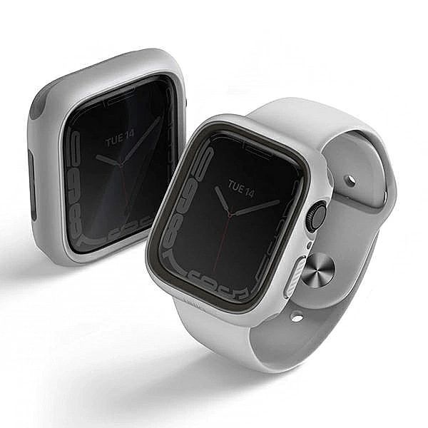 Etui Uniq Moduo na Apple Watch 4/5/6/7/8/SE/SE2/44/45mm - kredowo-szar