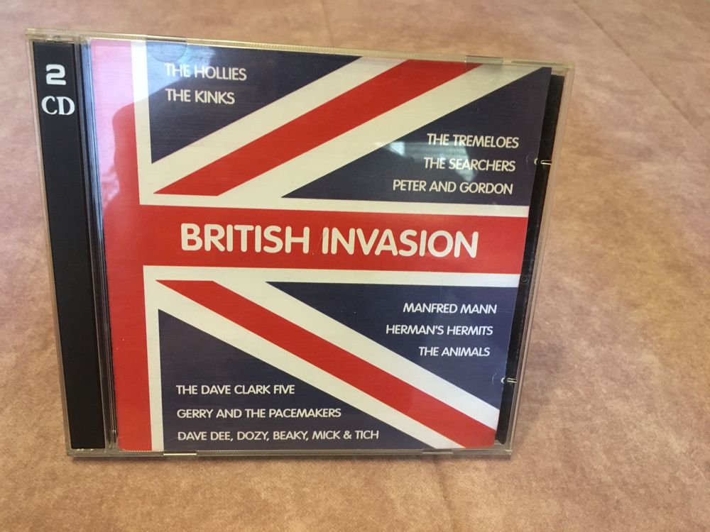 Dwie płyty cd British Invasion klasyki rocka z Anglii 2x cd