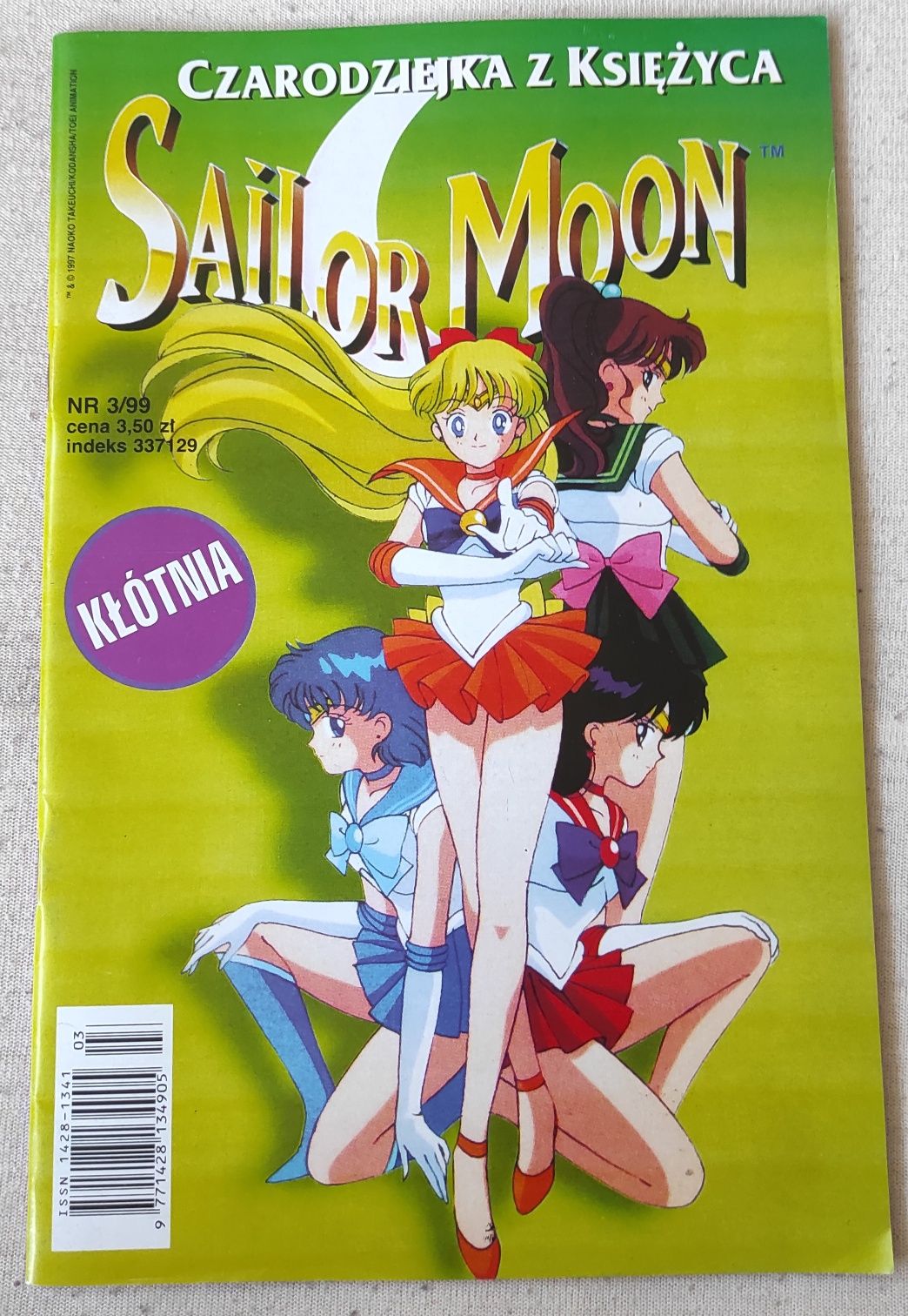 Komiks Czarodziejka z księżyca nr. 3/99 Sailor Moon Manga Anime