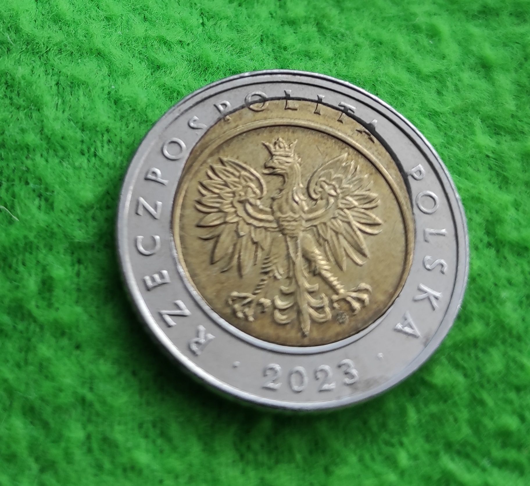 5 złotych 2023 r - destrukt menniczy