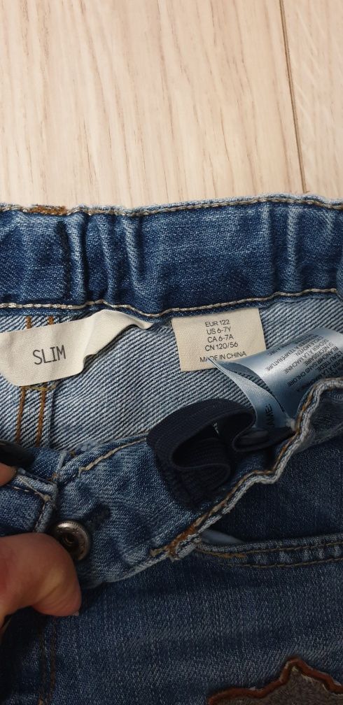Spodnie chłopiece jeansy H&M