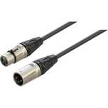 Kabel audio XLR męski - XLR damski 1m