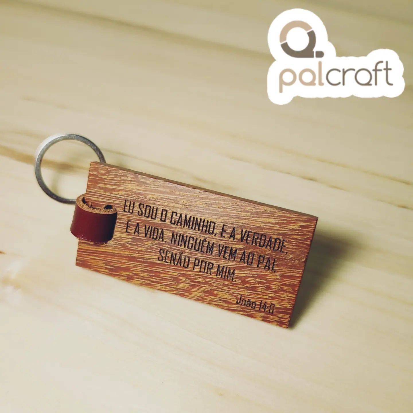 Porta-chaves personalizado madeira maciça