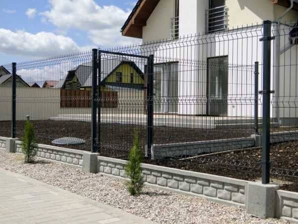 Płyta grafitowa podmurówka beton siatka panel wibroprasowana