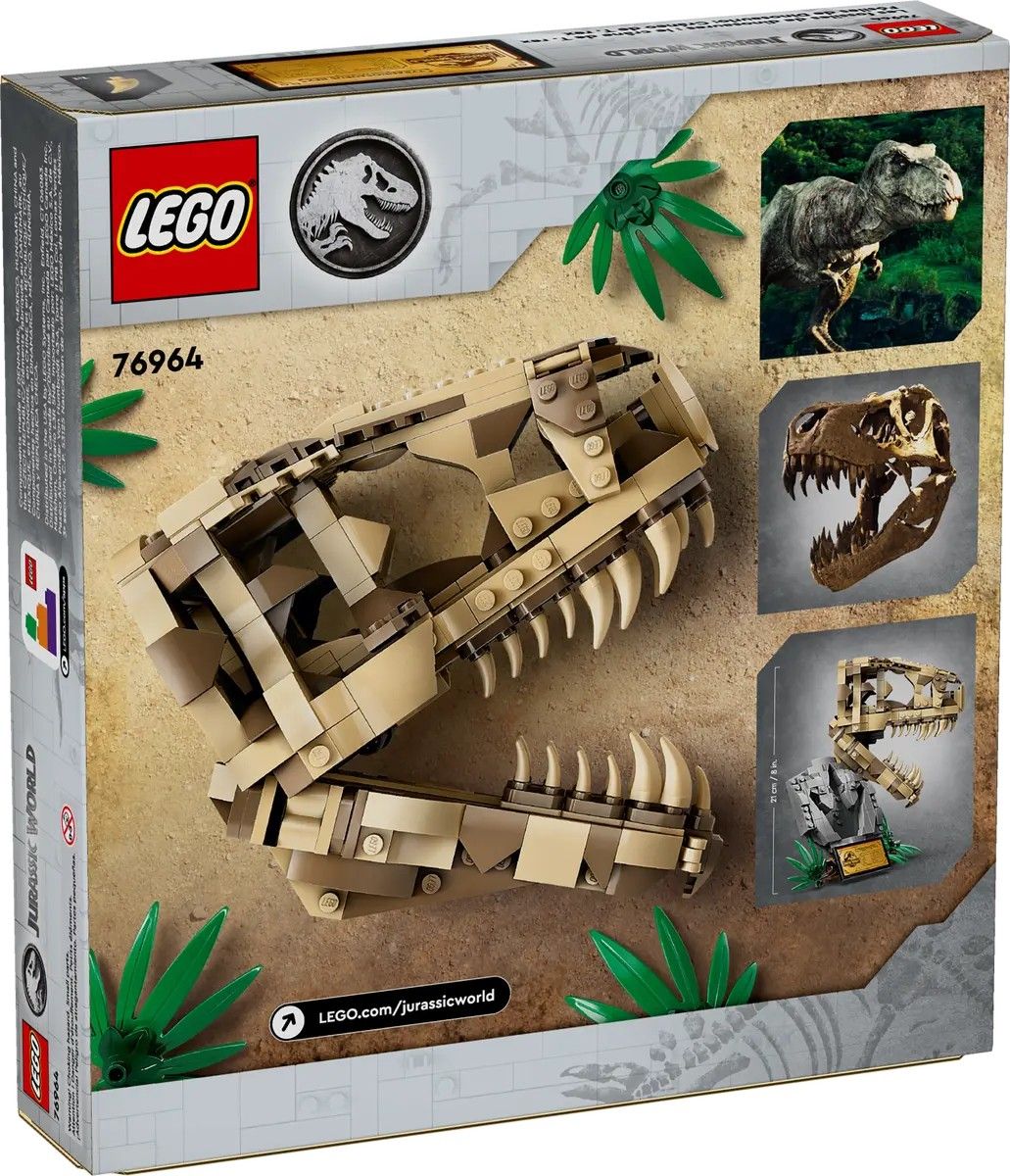 Конструктор LEGO Jurassic World череп тиранозавра (76964)