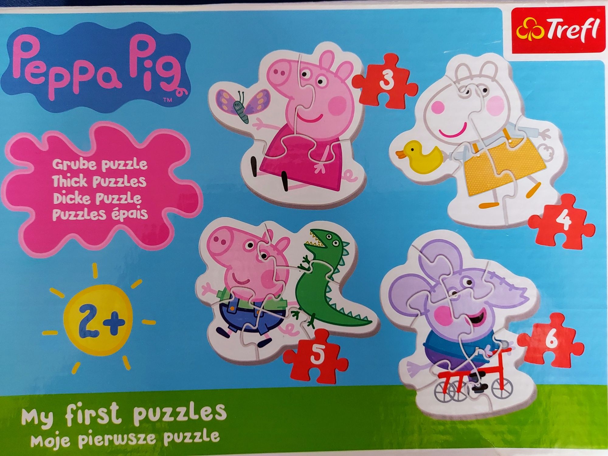 Trefl Pierwsze puzzle świnka peppa super