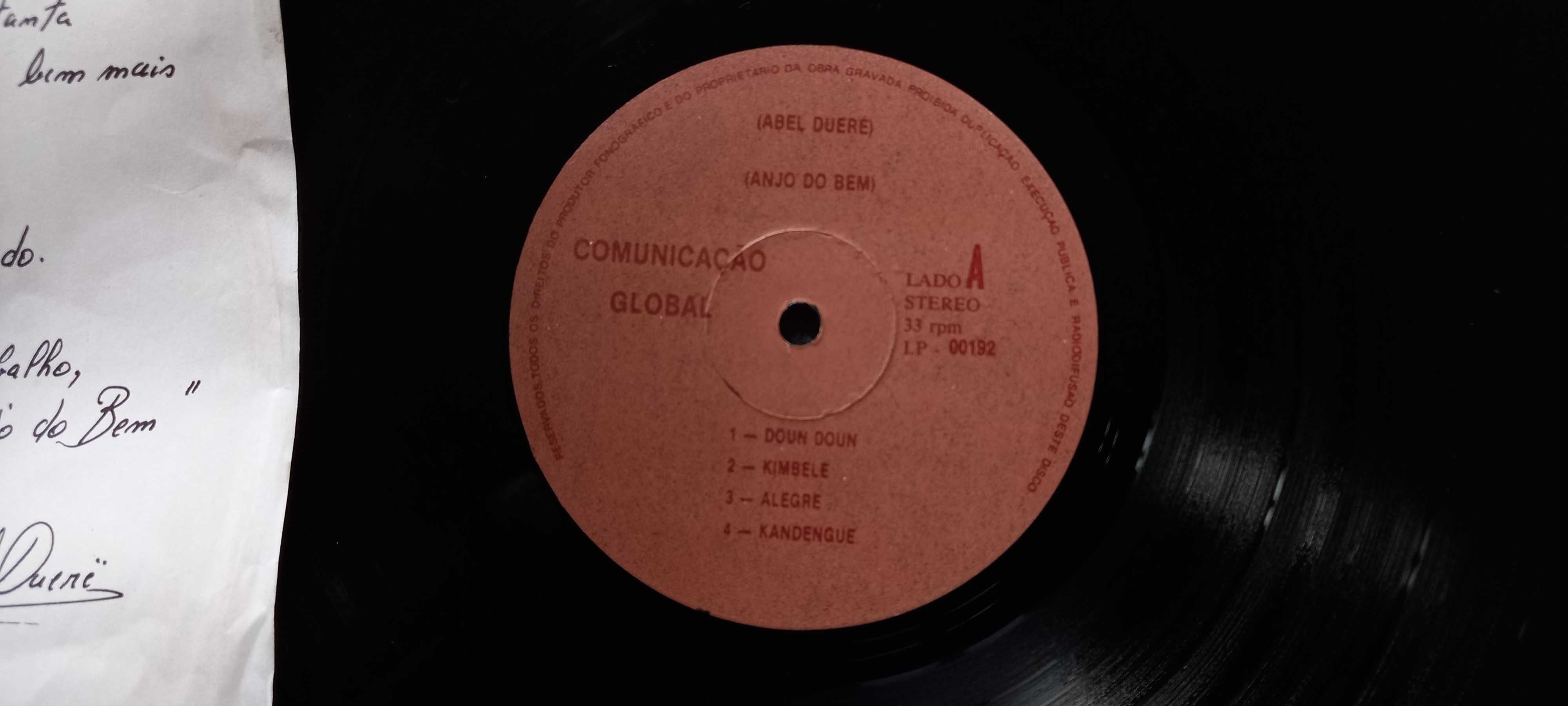 Abel Duere ‎– Anjo Do Bem LP Raro Angola
