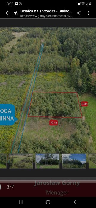 Działka budowlana na sprzedaż zakrzów Białaczów