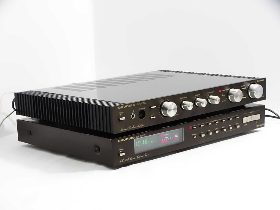 Zestaw wzmacniacz Grundig SV 2000 + tuner radiowy Grundig ST 1500