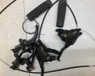 Sprzedam klamkomanetki Shimano 3x7 oraz hamulce v-brake Tektro