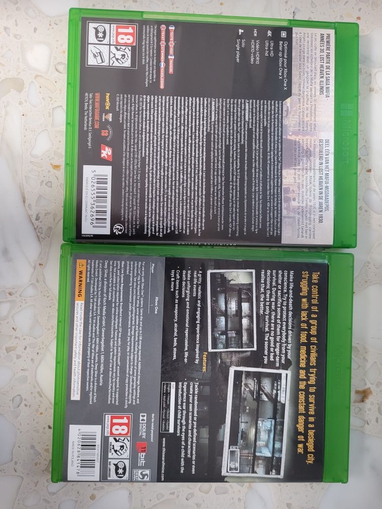 Mafia Definitive Edition PL + This War of Mine PL Xbox One / Series
