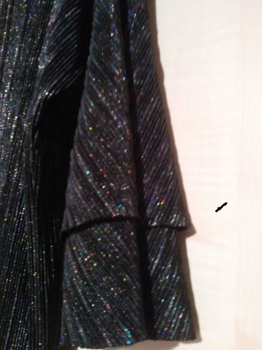 sukienka tunika BooHoo r.12 mieniąca się roz.36 do 44 WYMIARY!