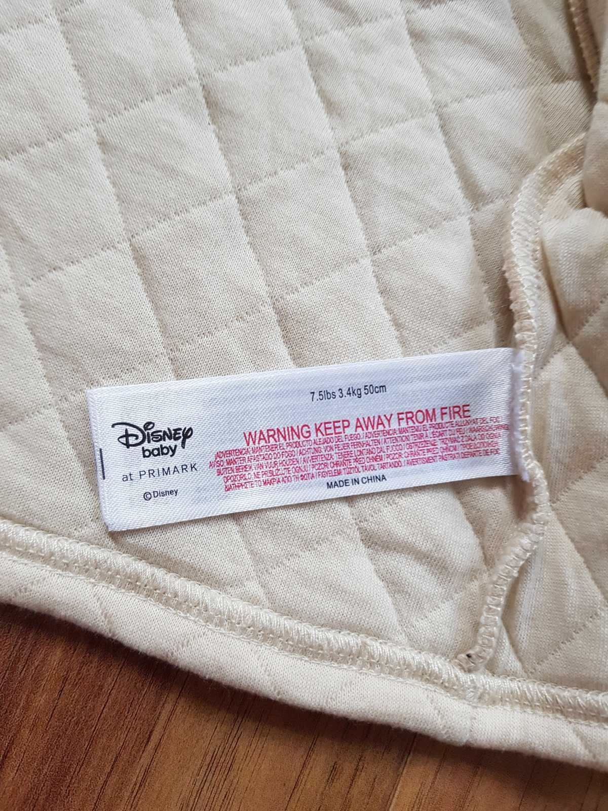 Beżowa  bluzka Kaczka Daisy kurtka Disney Baby  3,4 kilo 50 cm bluza
