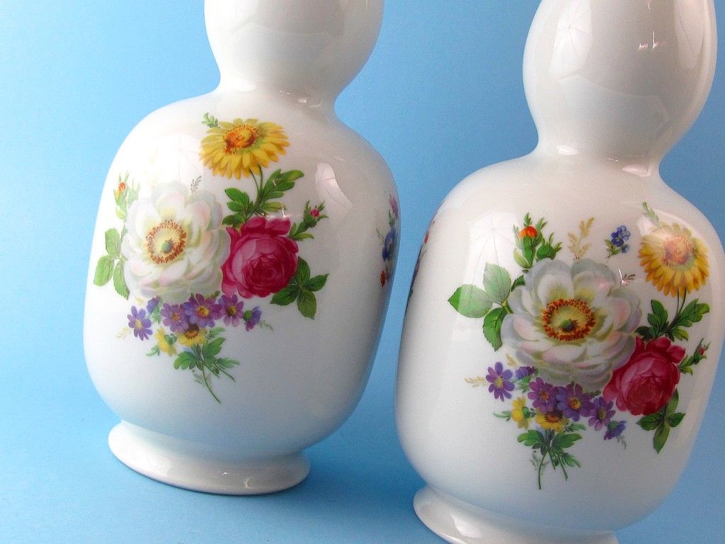 2x ekskluzywny wielki wazon porcelanowy lindner