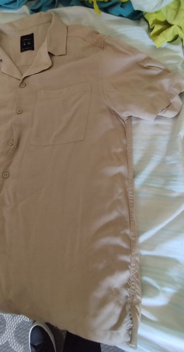 Camisa bege Lefties tam M fresca