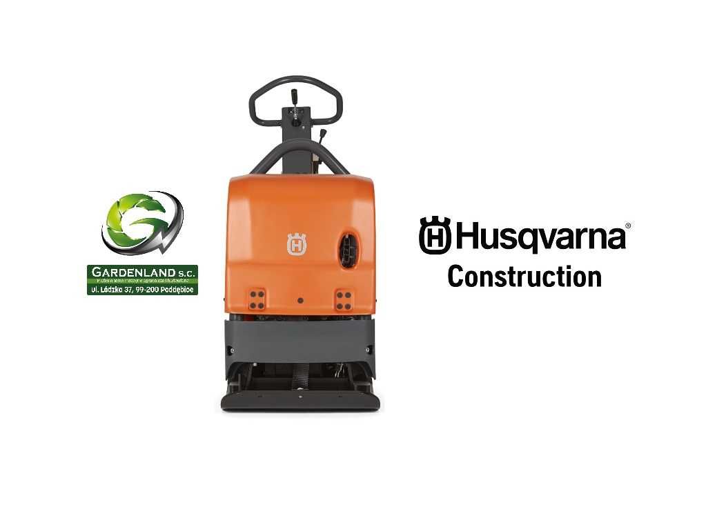 Nowa zagęszczarka Husqvarna LG 300 diesel 50 cm. Zagęszczanie gruntu