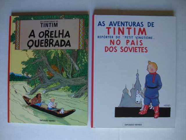 10 Livros "As aventuras do Tintim"- Difusão Verbo