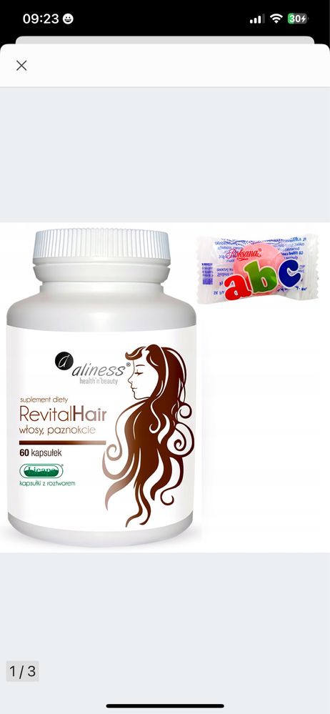 Aliness RevitaHair 60 капсули для волосся