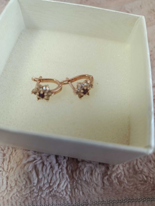 Дитячі золоті сережки