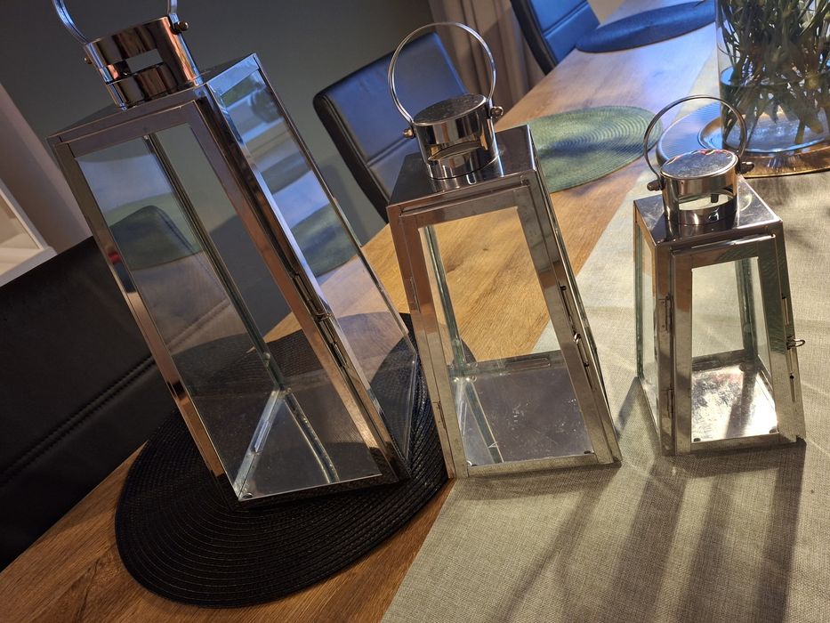 Lampiony,latarnie 3 sztuki