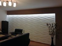 Gipsowe panele ścienne 3D - Walc