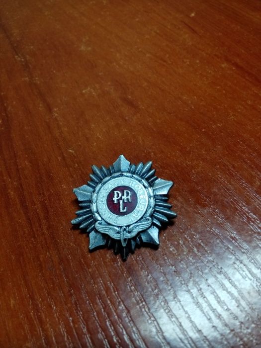 Odznaka Przodujący Kolejarz PRL SREBRNA