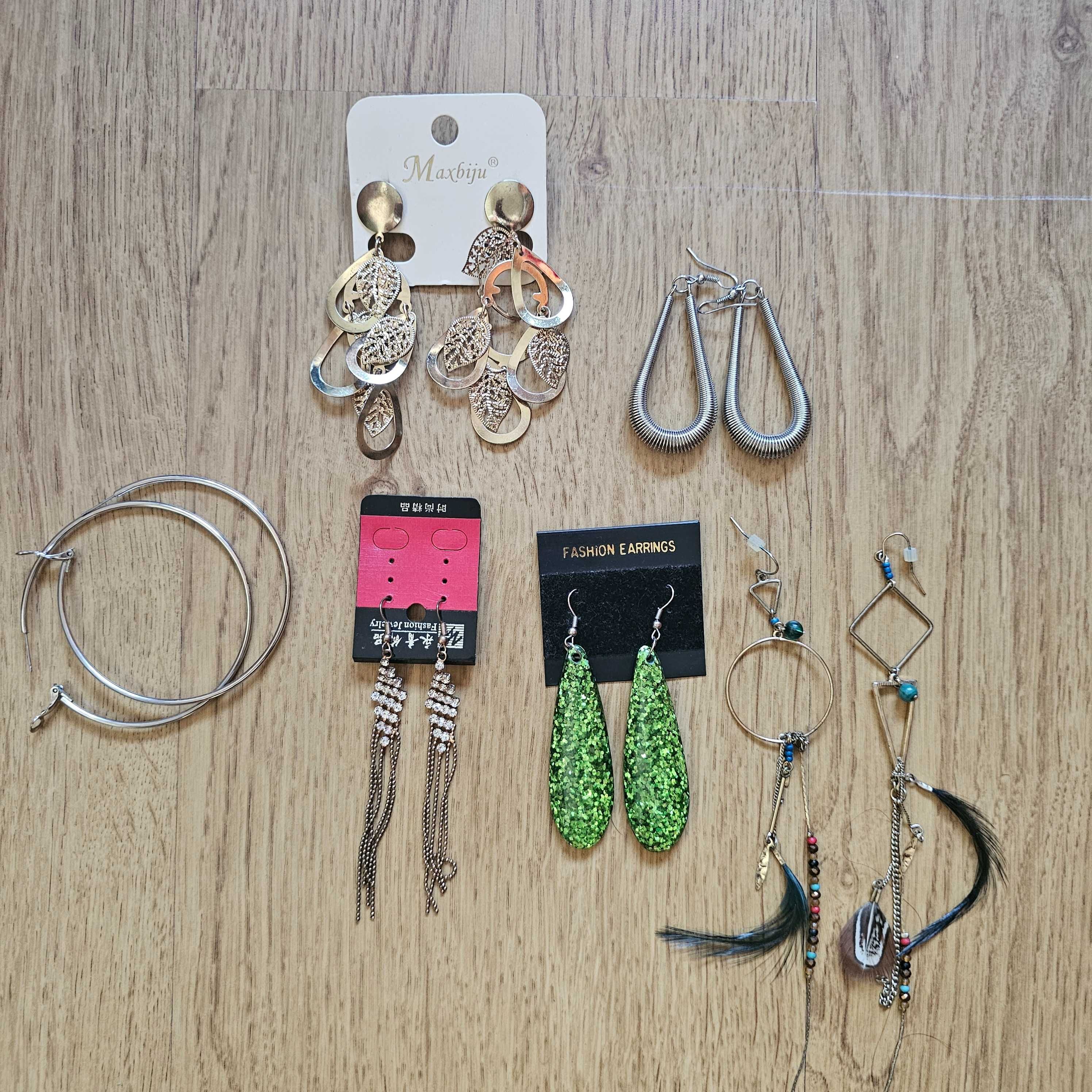 Conjunto de 6 pares de Brincos