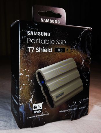 Samsung T7 Shield 1 Gb, зовнішній захищений SSD-диск