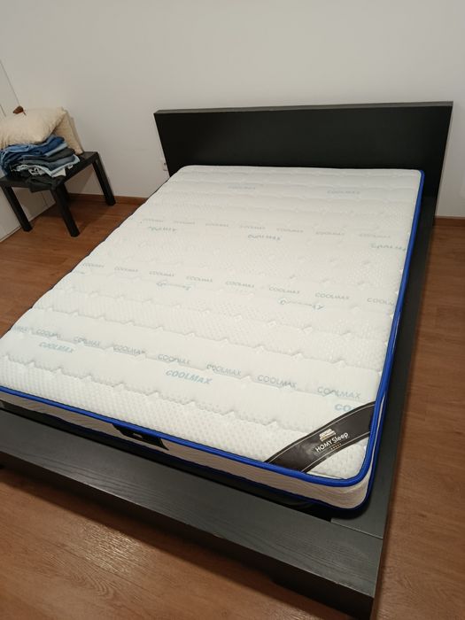 Cama casal + colchão NOVO