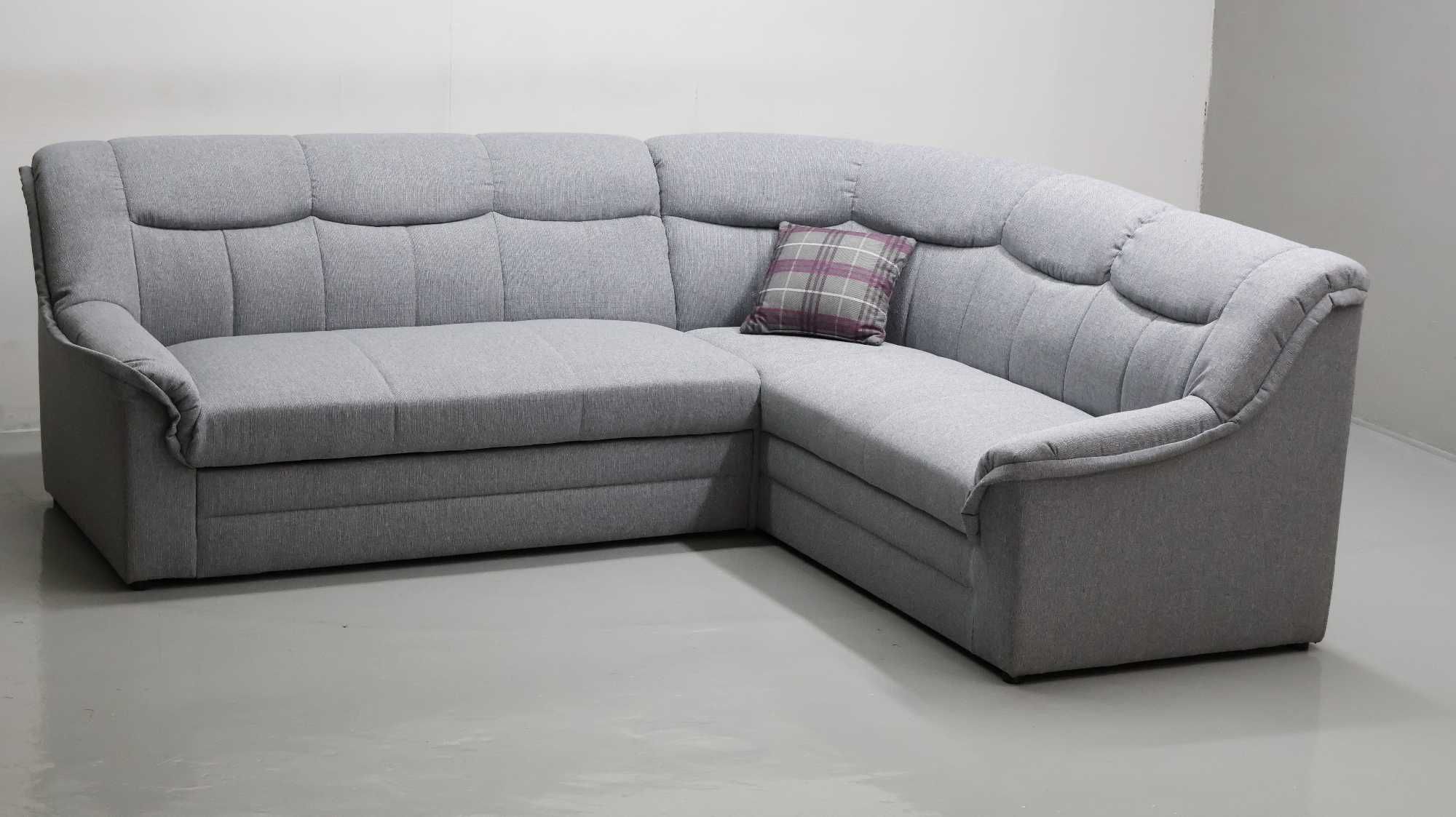 TFZ DESIGN NAROŻNIK funkcja spania rogówka sofa kanapa szara tkanina