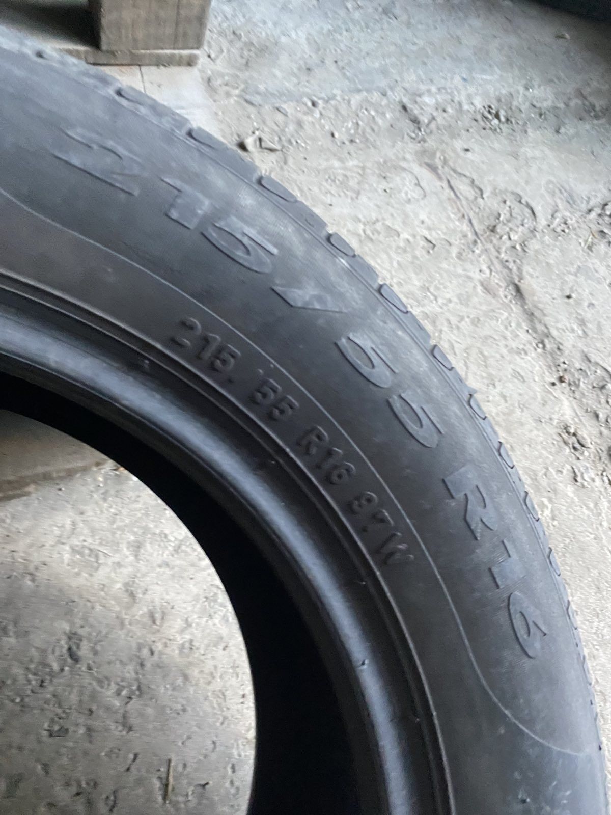 215.55.16 Pirelli 2шт лето БУ склад шины резина из Европы Шиномонтаж
