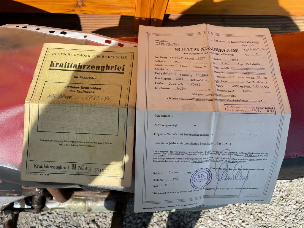 Pannonia Piękny klasyk w Oryginale z Niemiec 1957 oldtimer