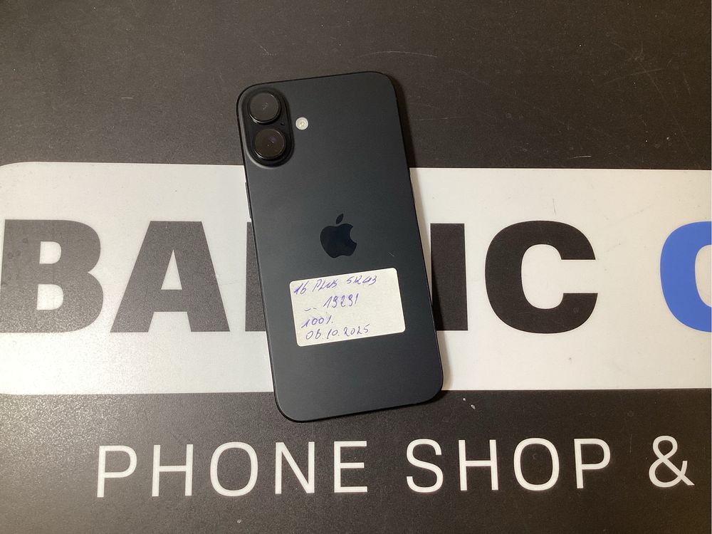 Sklep ladny Apple Iphone 16 Plus 512gb black bateria 100%