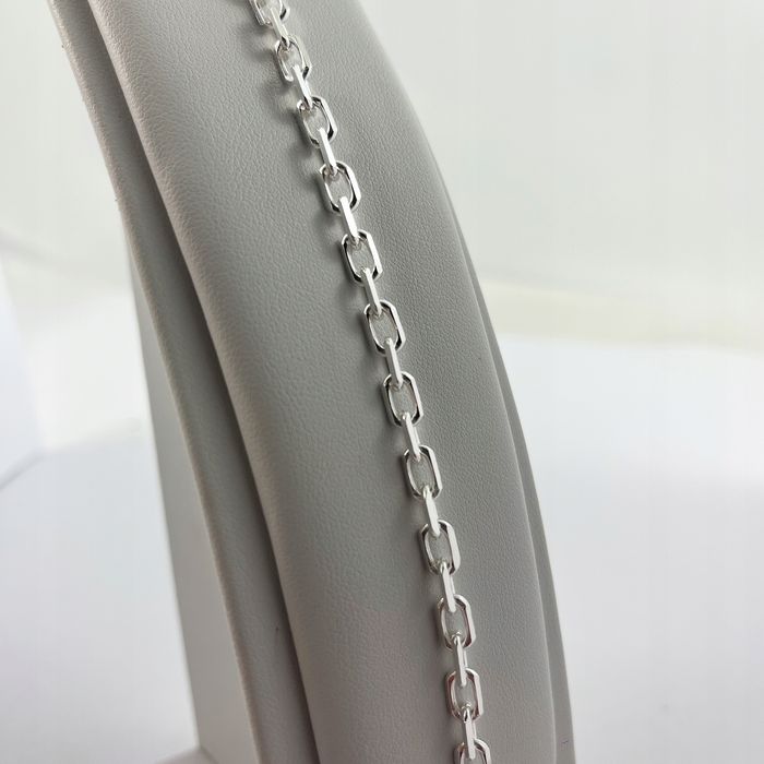 Srebrna Męska Bransoletka Ankier 22cm/4,5mm Pr. 925 Prezent Dla Mężczy