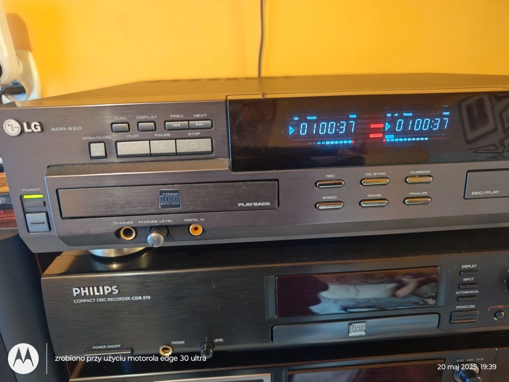 Nagrywarka CD LG adr 620 plus pilot instrukcja obsługi