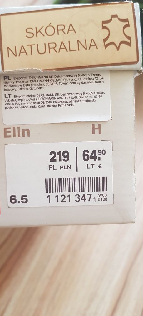 Buty ze skóry Medicus NOWE