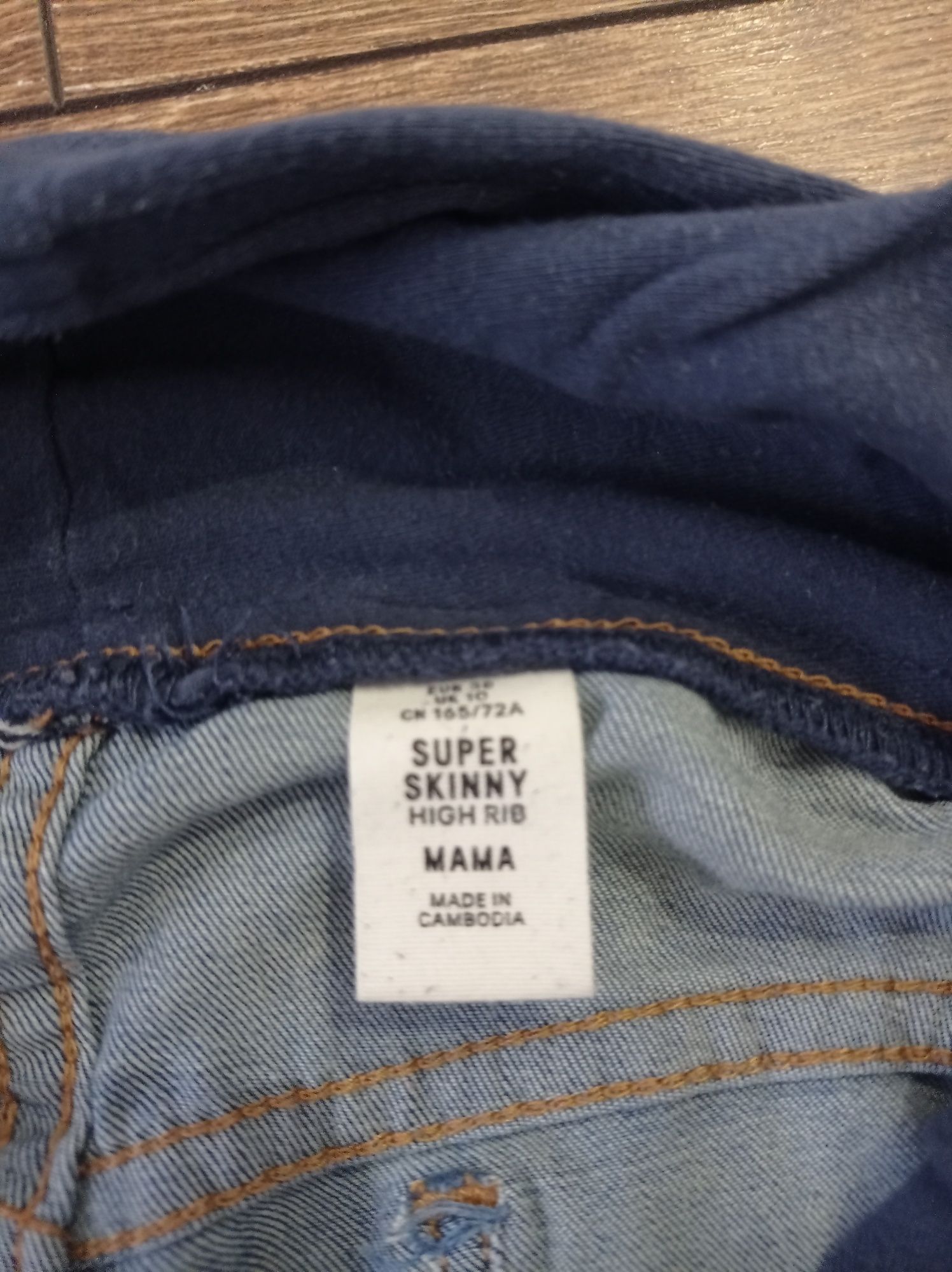 Spodnie ciążowe h&m jeansy r.38