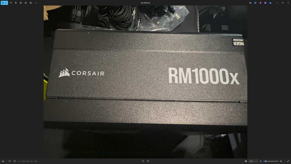Corsair RMx Series RM1000x Atx 3.1