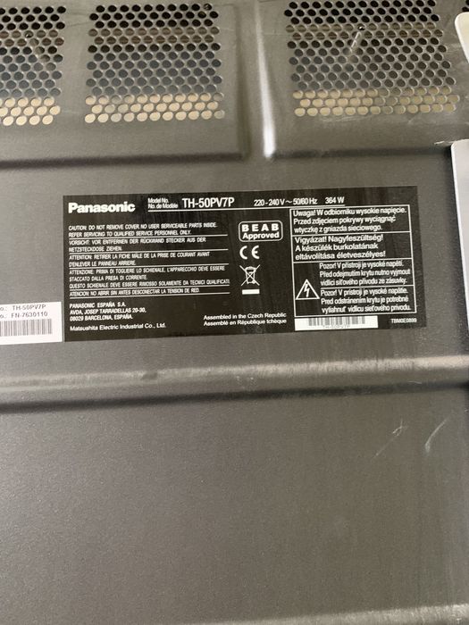 Плазмовий телевізор 50 діагональ Panasonik